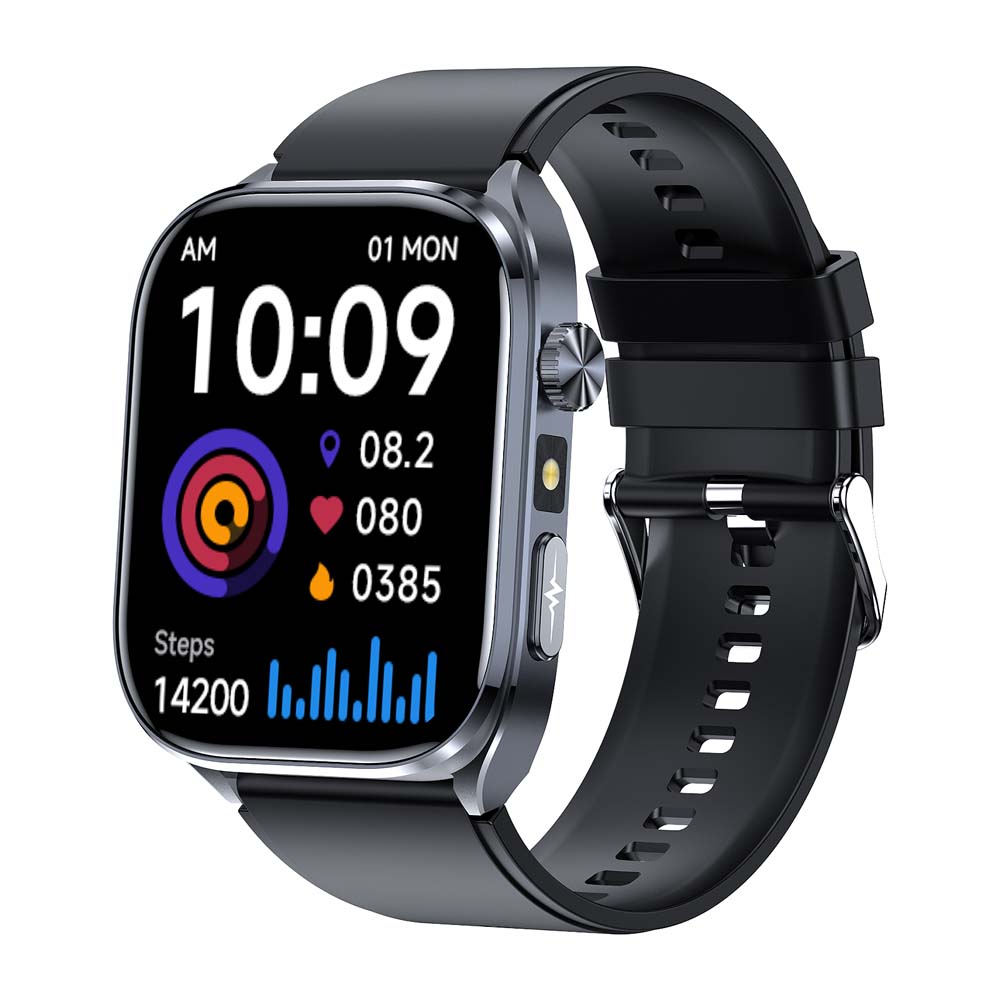 Smartwatch Custom - Montre connectée 2026 avec logo personnalisé,