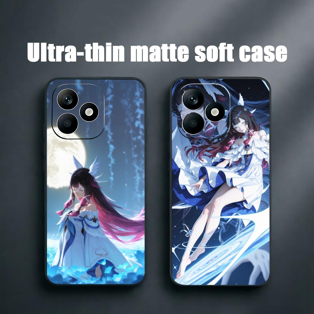Xiaomi Redmi Note 13 - Coque de téléphone souple noire columbina
